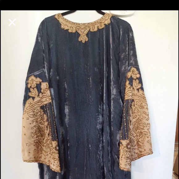 Bonnie Strauss handmade velvet duster - 🤩BIG DISCOUNT TODAY🤩 - Picture 1 of 6